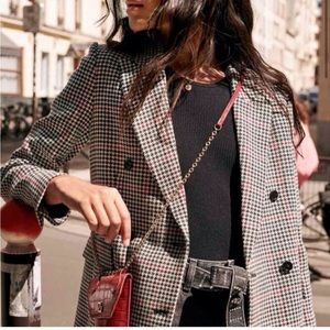 ❤️🖤 Maje Voldita Houndstooth Blazer